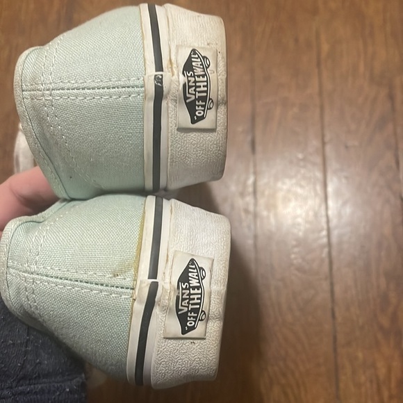 Vans Mint Sea Foam Tennis Shoes Size 9 - Picture 4 of 9